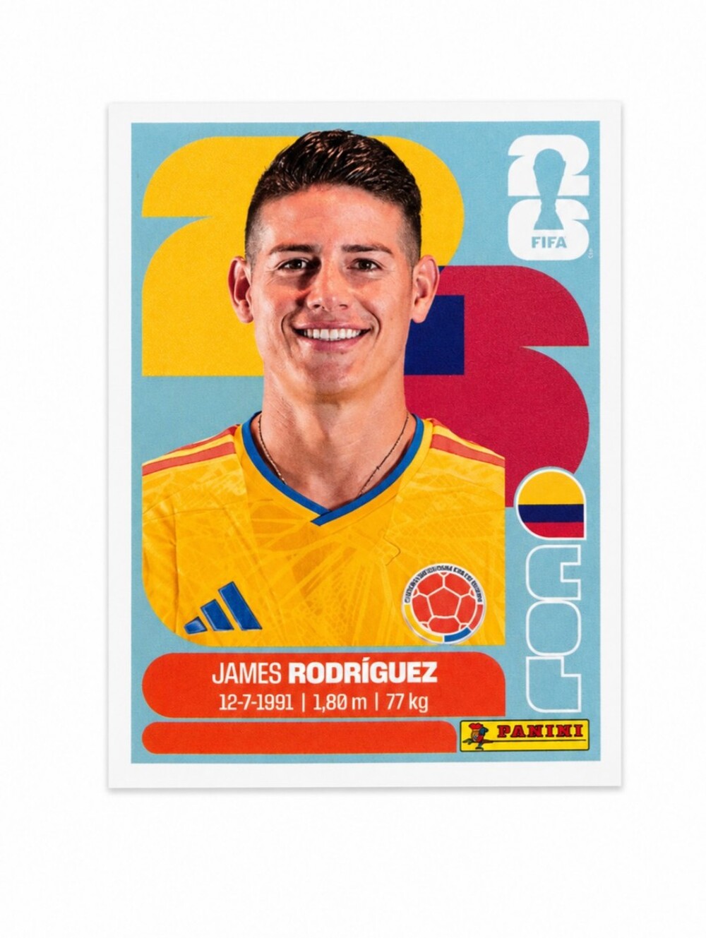 James Rodriguez Col 14 Team FIFA Panini Sticker